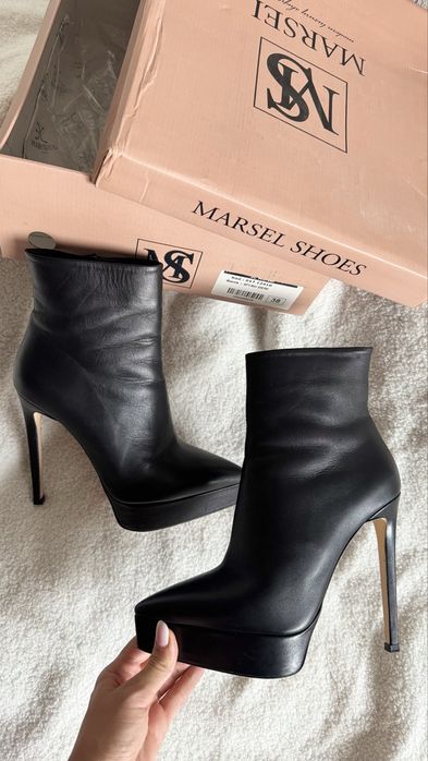 Ботильоны из натуральной кожи