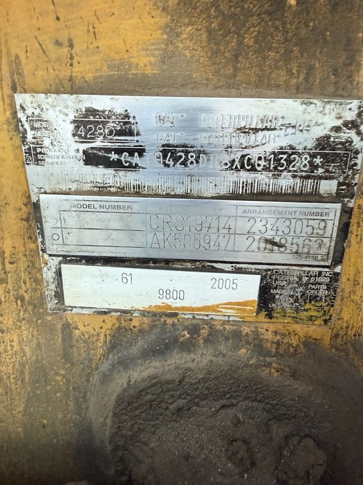 Buldoexcavator Caterpillar 428D