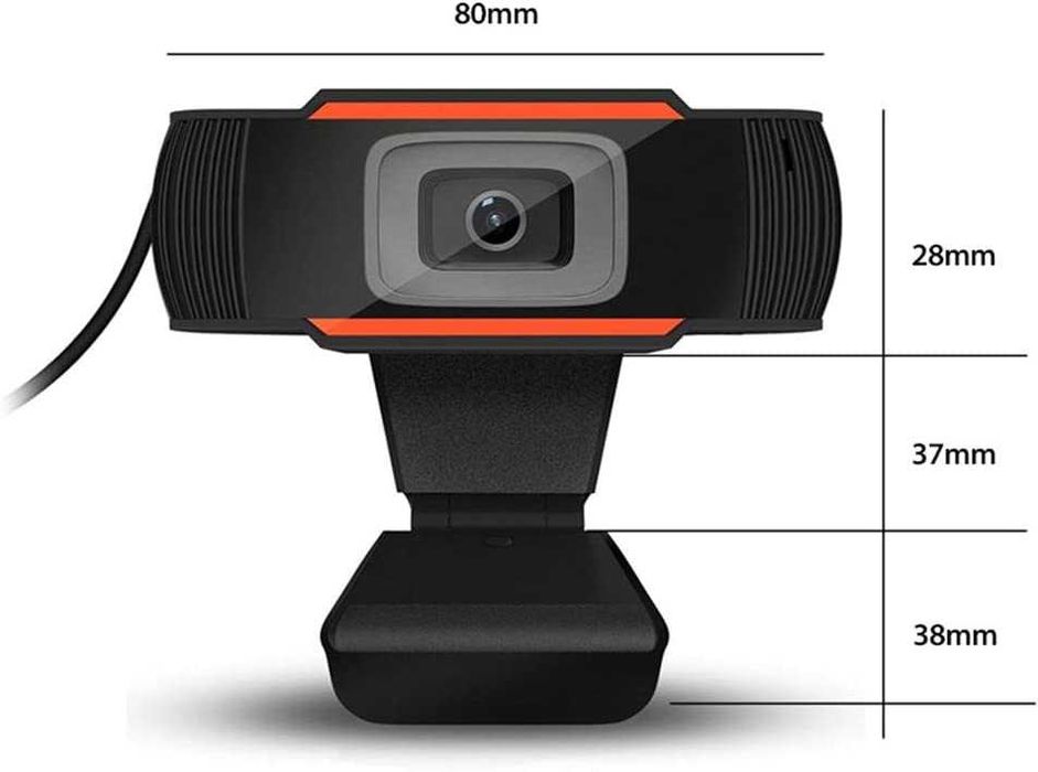 HD уеб камера 720P  с бърз автофокус за лаптоп или настолен компютър