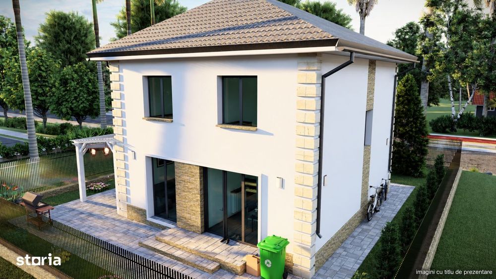 Vilă modernă P+1 | 150 mp utili | teren 320 mp | finisaje premium