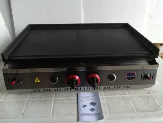 1.Чугунена газова скара нацяло оребрена или нацяло гладка, 2 кръга.