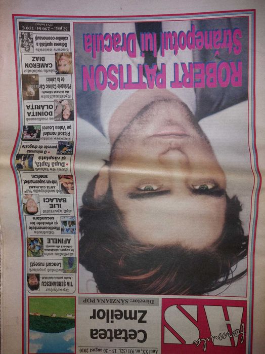 Revista Formula As cu Robert Pattinson pe coperta Twilight Eclipsa