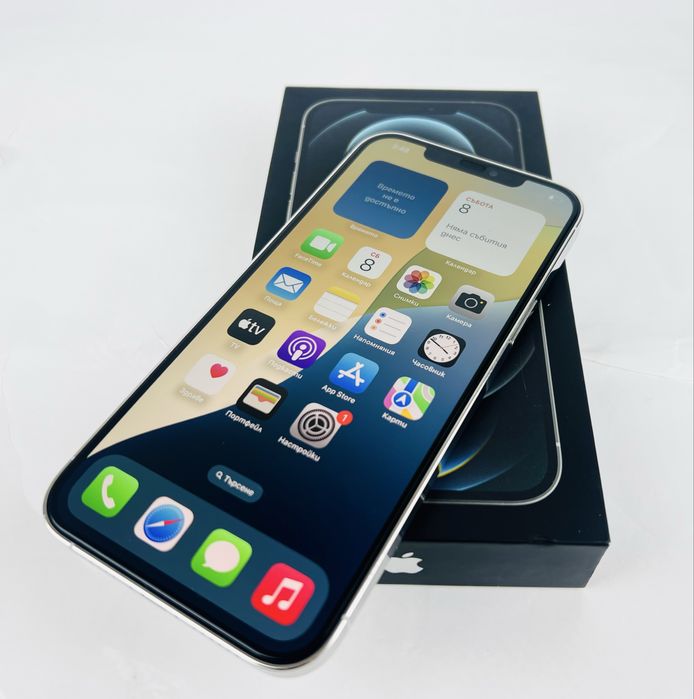 Apple iPhone 12 Pro Max 256GB Silver Отличен! Гаранция!