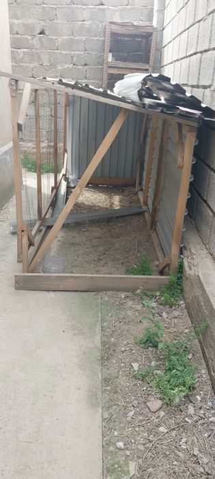 Клетка для кур, обустроенный