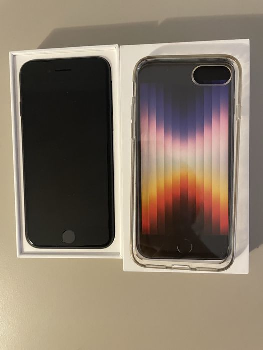 iPhone SE 2022 - 64GB, baterie 100%, liber de retea, nefolosit