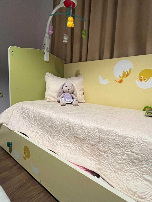 Бебешко легло с матрак+ подарък музикална играчка