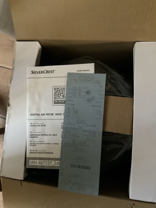 Vand Digital Air Fryer Silver Crest ,in garantie