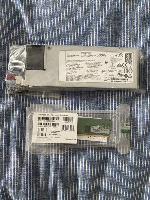 Hewlett packard 500w hpe 16gb 2rx8
