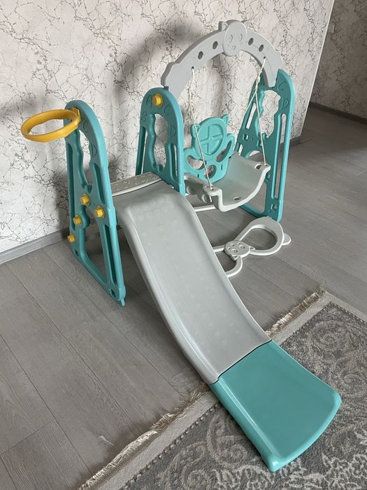 Детская горка с качелей б/у