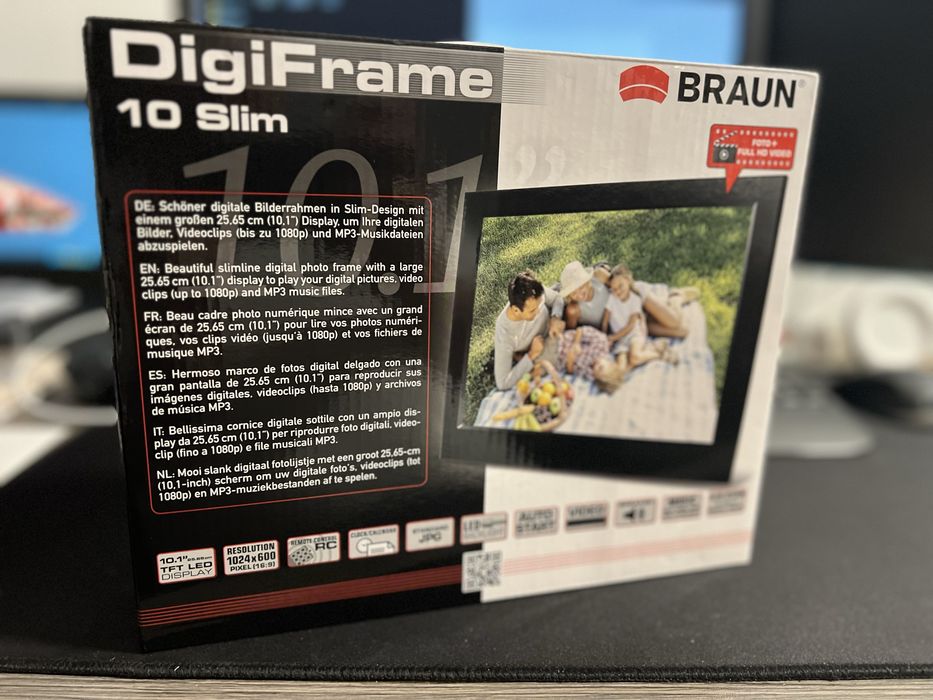 Дигитална фоторамка BRAUN DigiFrame Slim 10 (10"/16:9)