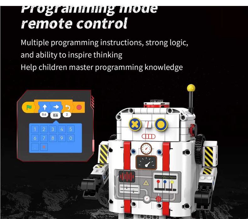 Joc constructii tip Lego STEM Smart Robot 475 pcs + motor bluetooth