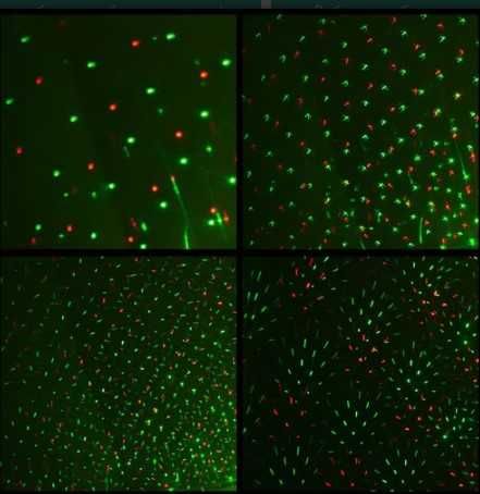 Лазерный проектор UKC HJ09 стробоскоп, диско лазер  2 в 1 c триногой
