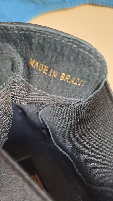 Cizme scurte Asos piele ca noi + CADOU