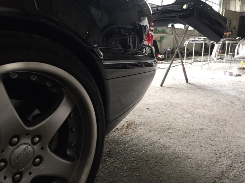 Бампера и пороги Mercedes w220 Рестайл