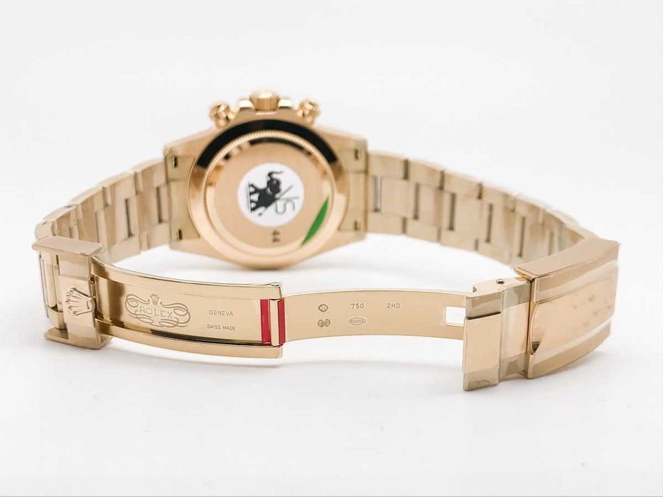 Rolex Daytona 116508 "John Mayer" – жълто злато, зелен циферблат, 40mm – реални снимки