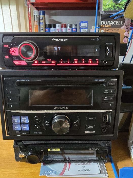 Vand diferite radiocd Alpine 2din,jvc,Pioneer xomax,Sony.