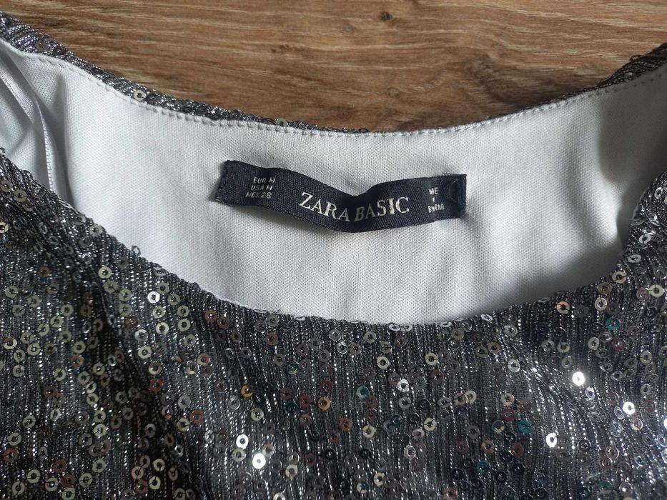 Нова елегантна блуза с пайети ZARA