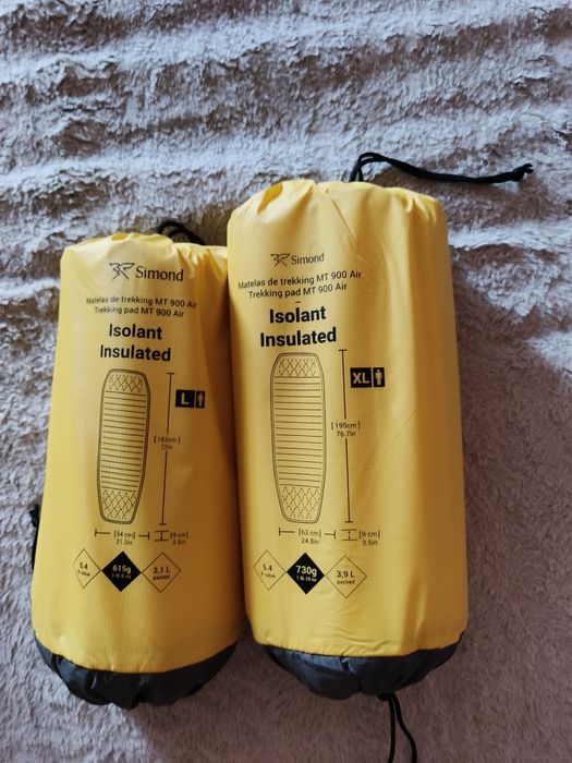 izolir izopren gonflabila mt900, marime xl si l r 5.4 sea to summit