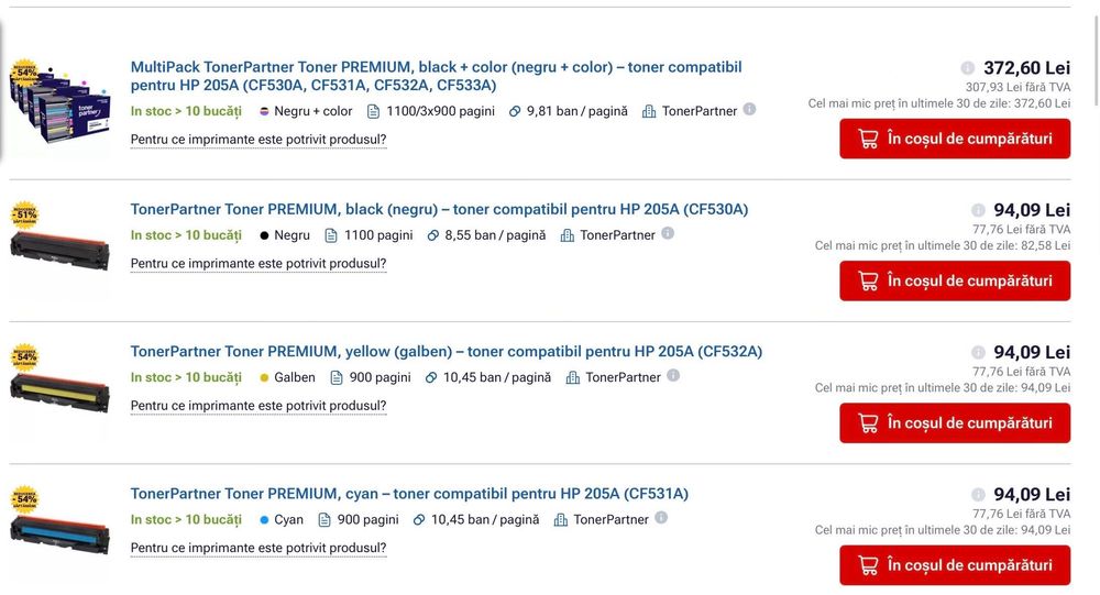 Imprimantă multifuncțională HP Color LaserJet Pro MFP M180n Panciu • OLX.ro