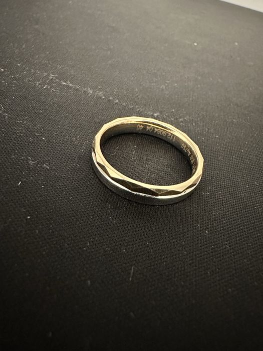 Inel Aur Si Platina Roz 18k 8 grame ! Marime 61