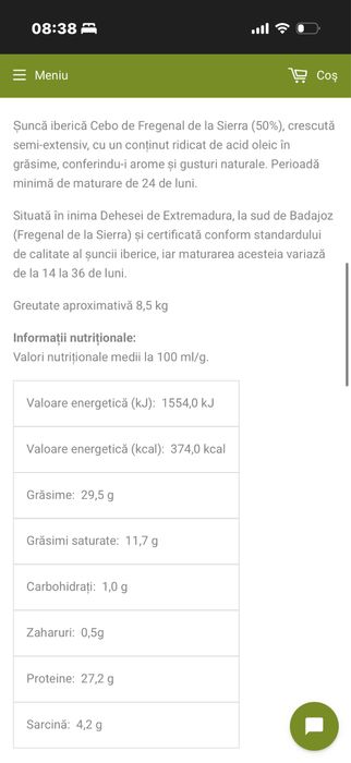 Carne  jambon sigilat