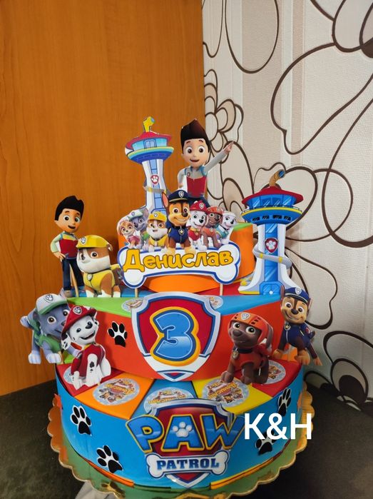 Картонена торта за детска градина