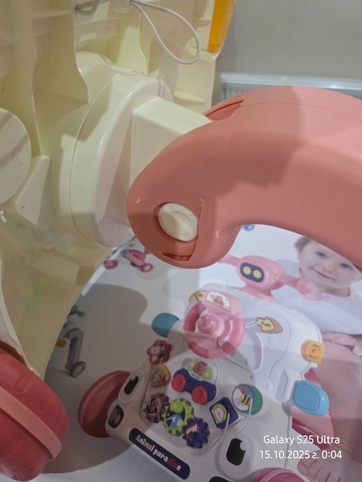 Интерактивна проходилка 6 в 1 с волан Activity Walker