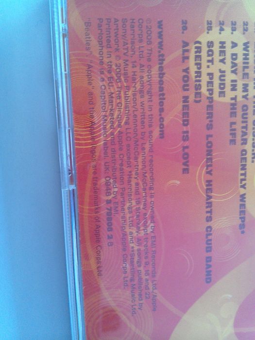 CD - Beatles, original - made in England - cu cărticică