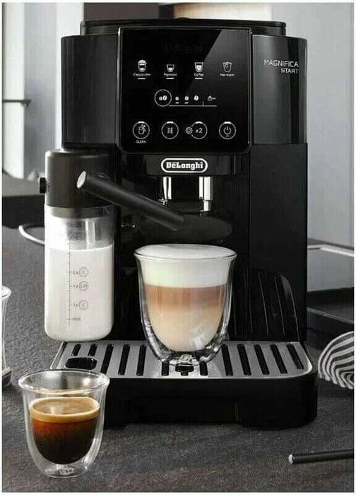 Кофемашина DeLonghi ECAM220.60. B, полностью автоматическая, сенсорное