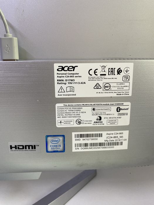Моноблок Acer c24