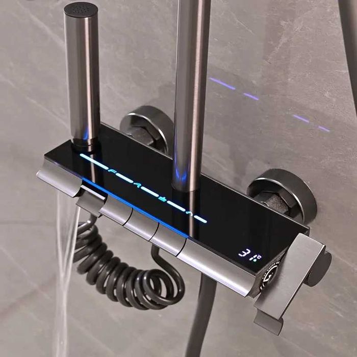 Модерен интелигентен душ с дисплей и LED подсветка D50