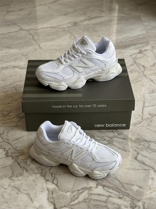 New Balance 9060 White Нови Оригинални Дамски Бели Маратонки [36-40 Номер]