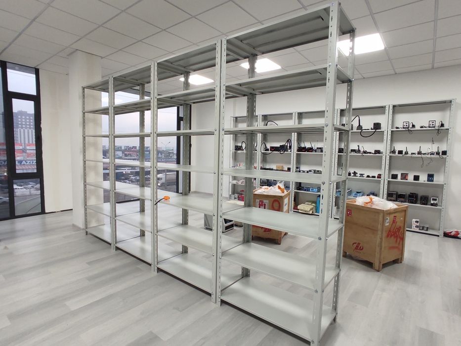 Stellaj,omborxona uchun paletniy stellajlar,ustanovka hizmati mavjud.