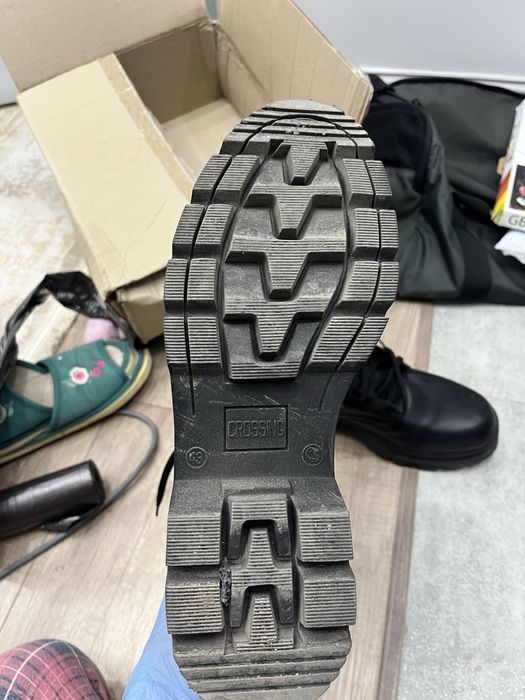 Берцы мужской черный