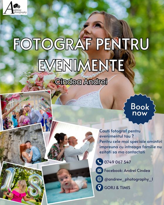 Fotograf pentru evenimente