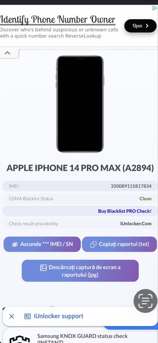 Iphone 14 Pro Max  256 gb
