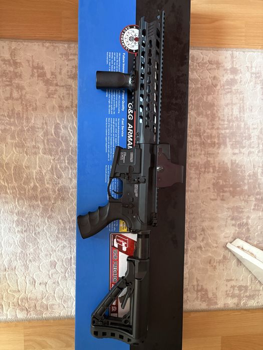 Airsoft реплика G&G CM16 Predator & Glock 17 & Екипировка