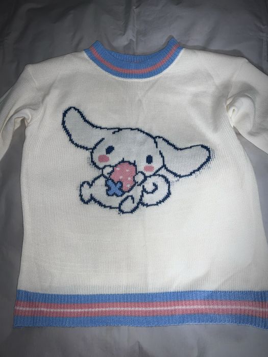 Уютный мягкий свитер с рисунком «Cinamoroll»