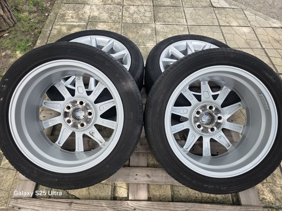 Лети джанти 17ки 5х114.3 Toyota + летни гуми 215/50/17 Toyo