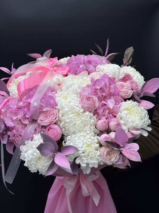 Gortenziya , Gartenziya premium buketlar pion