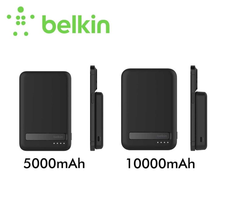 Belkin Qi2 Magnetic Power Bank 5000/10000mAh PD20W MagSafe ORG (MFi)