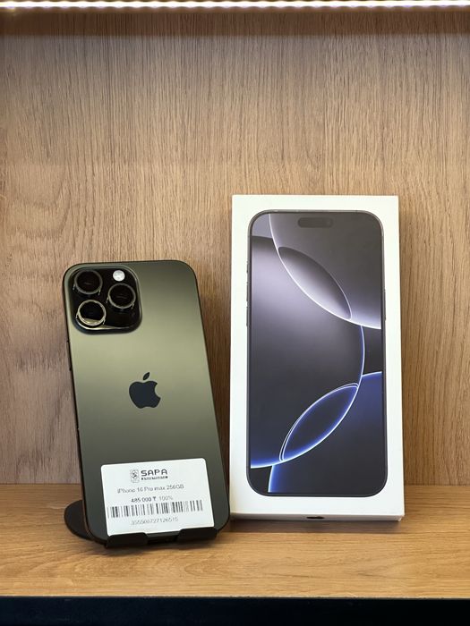 айфон 16 про макс черный идеал