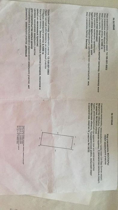 4 кварталдан жер сатылады