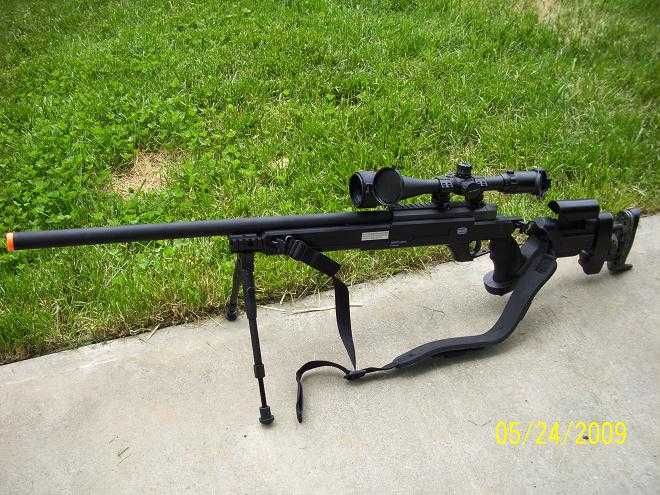 Vand pusca airsoft (PUSCA CU LUNETA) + Bipod Bile - Putere Mare arco2