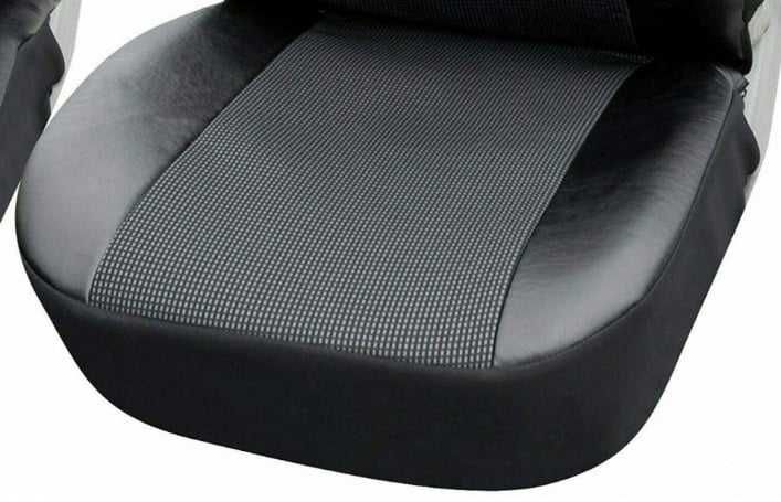 Huse scaune imitatie piele cu mat textil 2+1 ptr autoutilitare