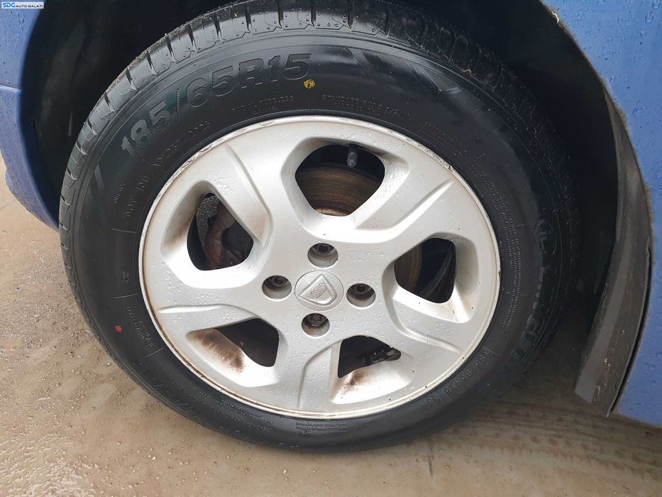 Set 4 Jante Janta Roata Roti Aliaj 185 65 15 R15 Dacia Lodgy 2012 - 2016 (anvelope vara dot 2023, 2025) [Q0517]