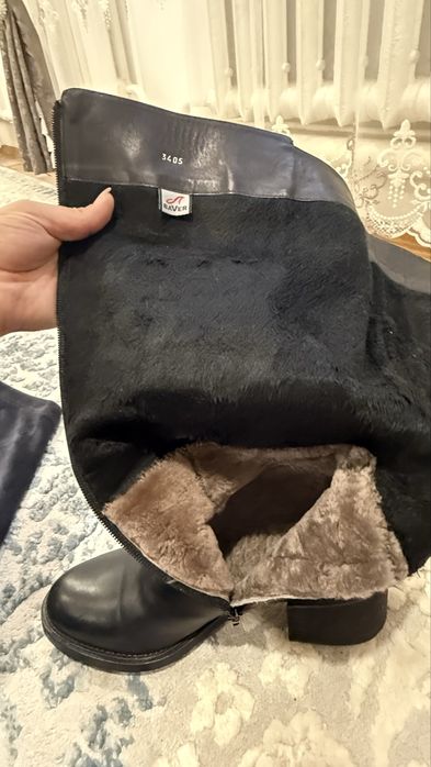 продам сапоги зимние кожаные