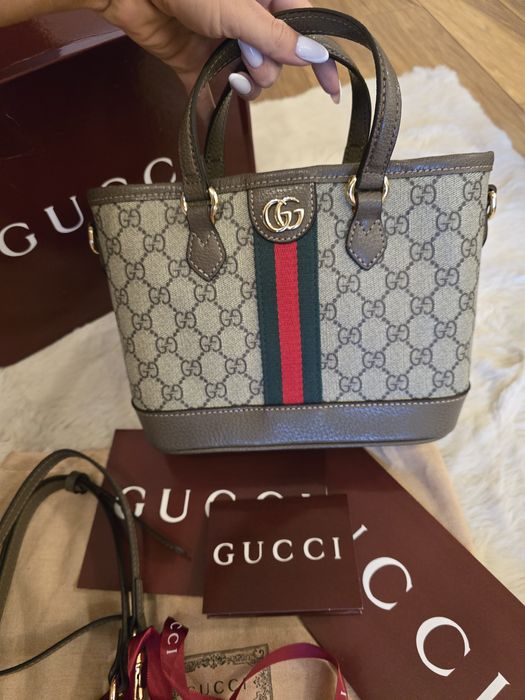 Налична чанта Gucci Ophidia Tote Bag