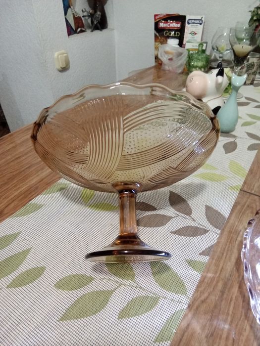 Фруктовницы Цветное Чершское стекло