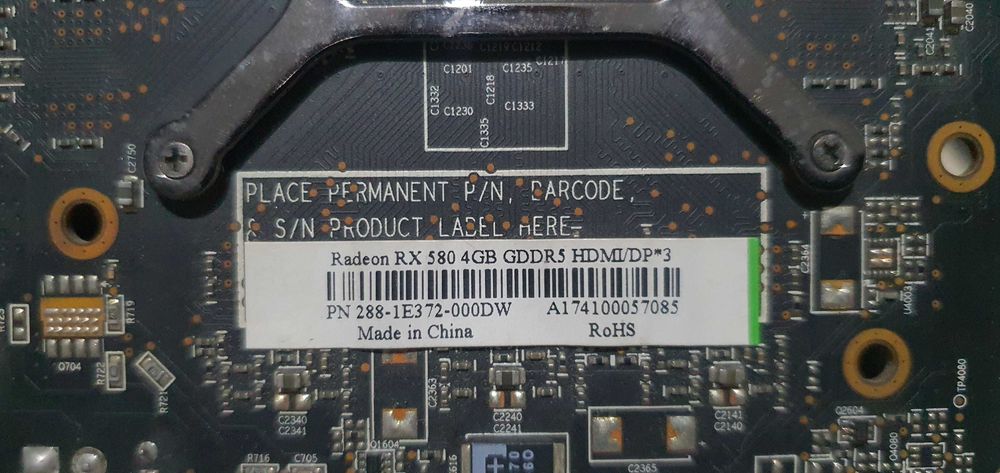 Video karta Rx 580 4-Gb